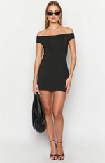 Eira Black Mini Dress Image