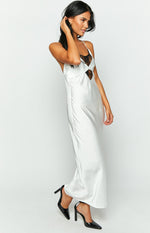 Elery White Contrast Midi Dress Image