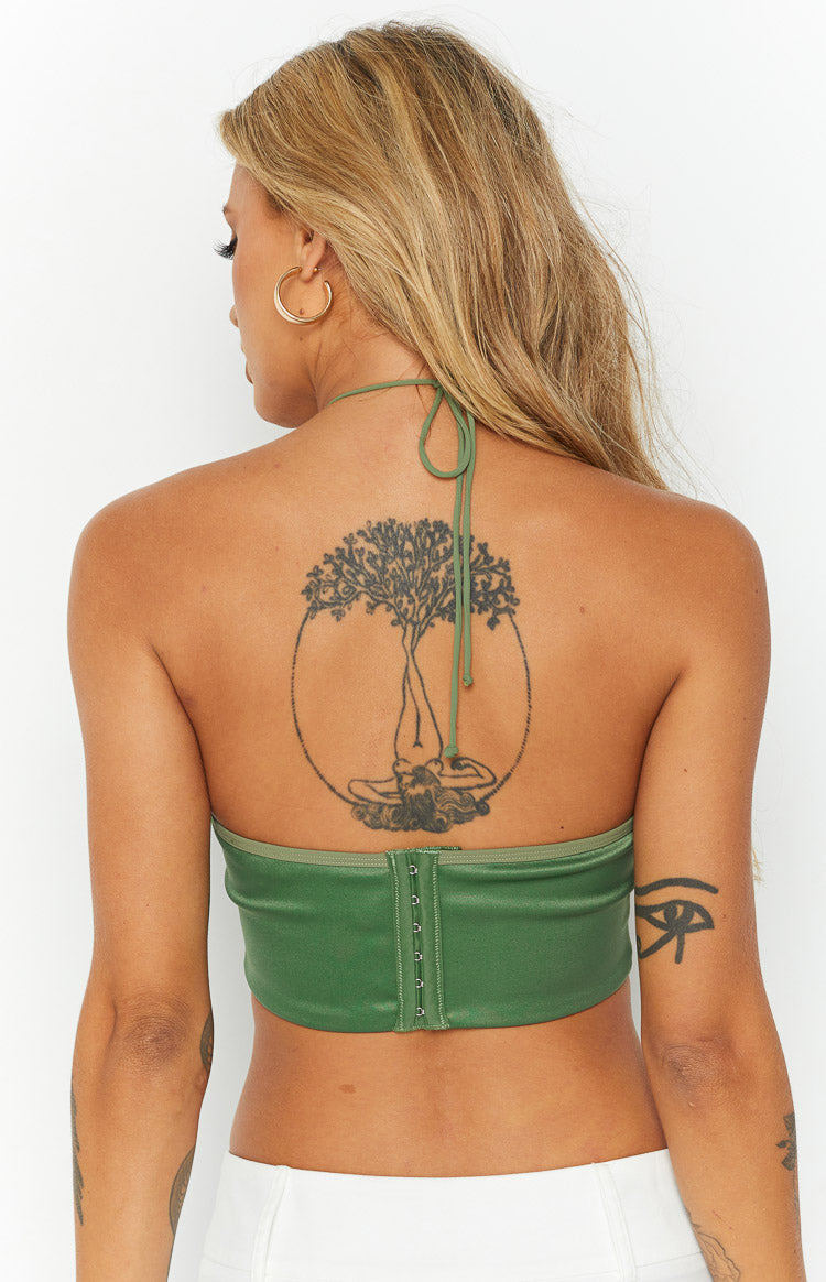 Elizybeth Green Corset Top Image