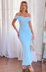 Elizza Blue Maxi Dress Image