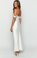 Ella White Off Shoulder Formal Dress Image