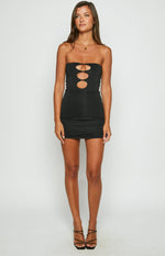 Ellen Black Strapless Party Dress Image