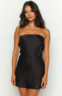 Ellie Black Strapless Mini Dress