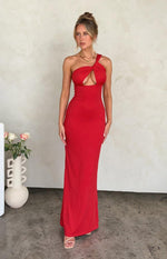 Ellis Red Maxi Dress Image