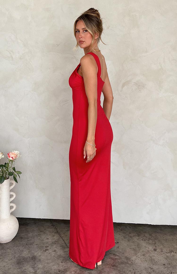 Ellis Red Maxi Dress Image