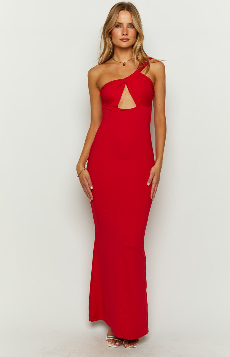 Ellis Red Maxi Dress Image