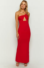 Ellis Red Maxi Dress Image