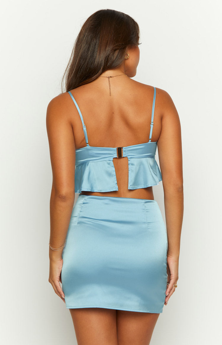 Emella Blue Crop Top Image