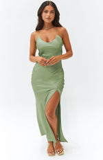 Eternal Sage Formal Maxi Dress Image