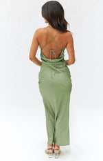 Eternal Sage Formal Maxi Dress Image