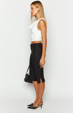 Ethyl Black Capri Pants Image