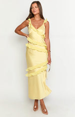 Evan Yellow Maxi Dress Image