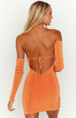 Everlee Orange Mini Dress Image