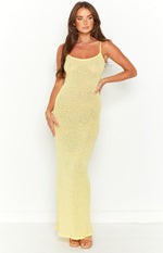 Ezra Yellow Maxi Dress Image