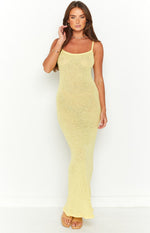 Ezra Yellow Maxi Dress Image