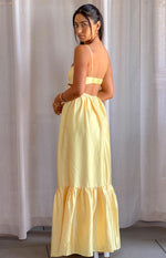 Felicitie Yellow Maxi Dress Image