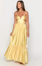 Felicitie Yellow Maxi Dress Image