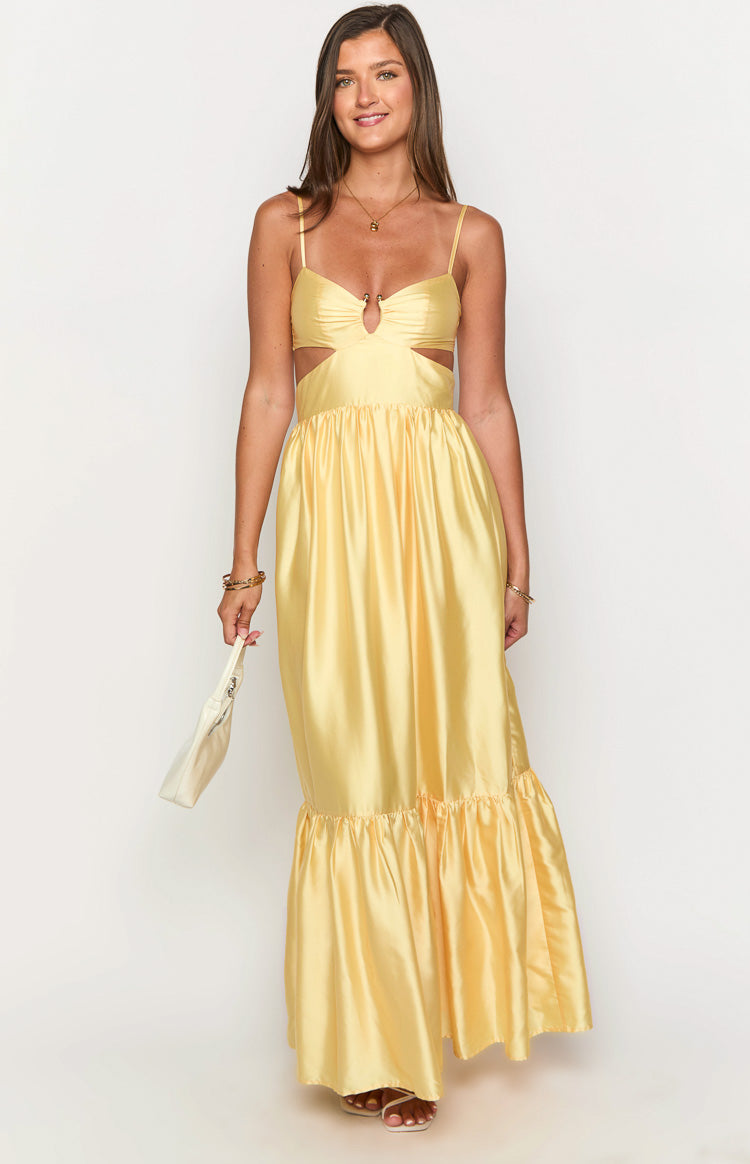 Felicitie Yellow Maxi Dress Image