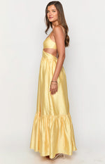 Felicitie Yellow Maxi Dress Image