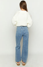 Faded Favourite Mid Wash Denim Mid Waist Jeans Image