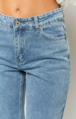 Faded Favourite Mid Wash Denim Mid Waist Jeans Image