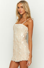 Feelin' 22 Cream Sequin Mini Dress Image