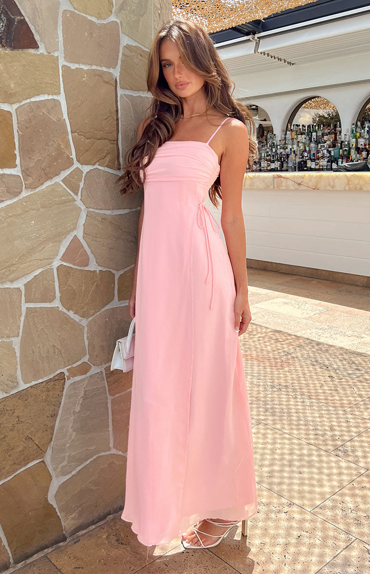 Kata Pink Lace Maxi Dress, | Shop Maxi Dresses by Beginning Boutique