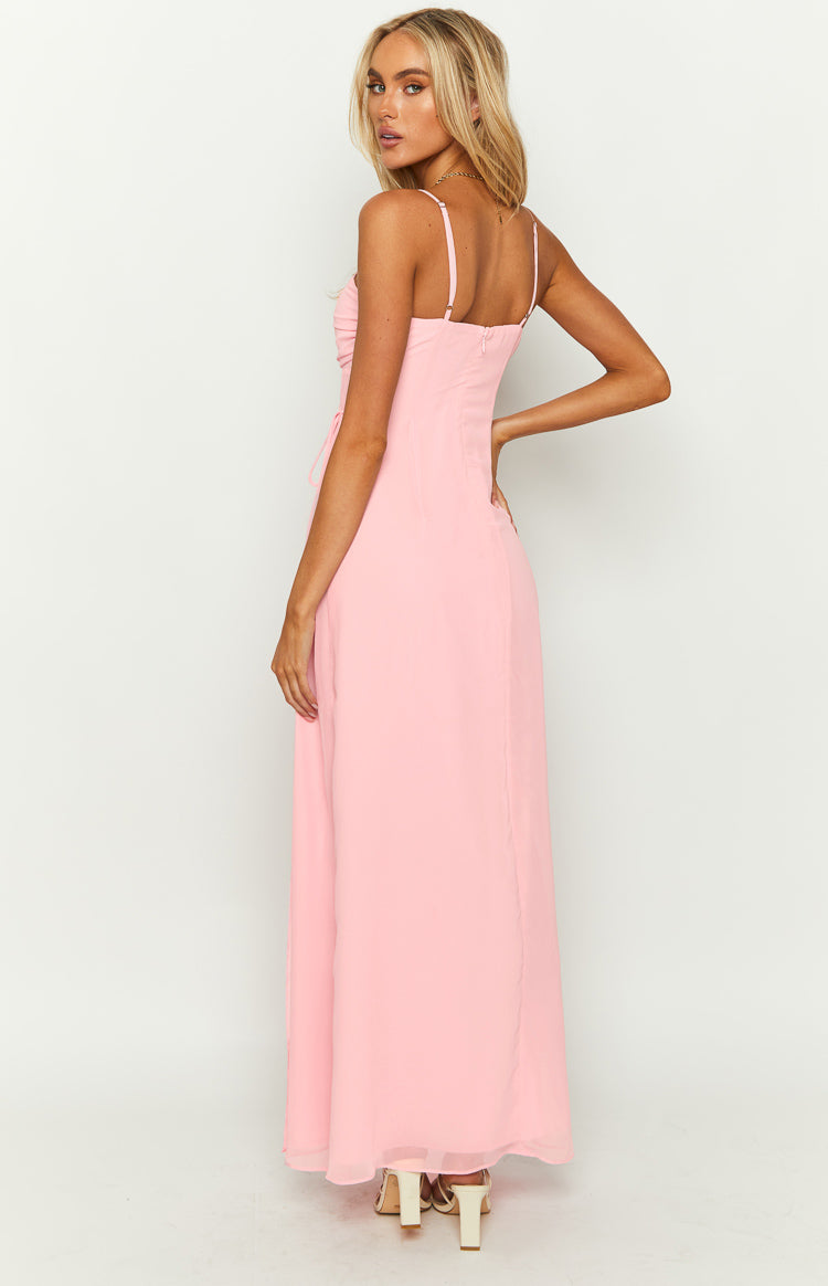 Flossie Pink Maxi Sleeveless Dress Image