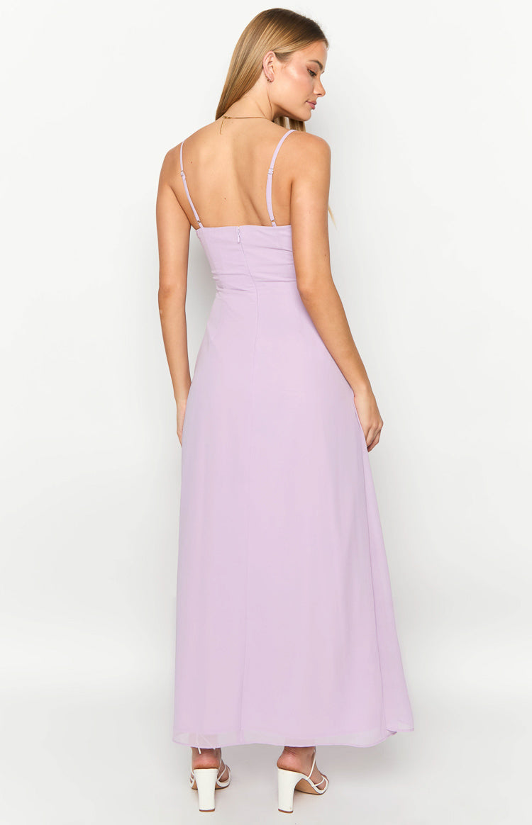 Flossie Lilac Maxi Sleeveless Dress Image