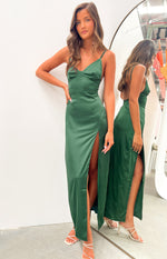 Freesia Emerald Formal Maxi Dress Image