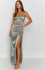 Freesia Formal Dress Khaki Image