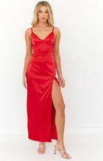 Freesia Red Formal Maxi Dress Image