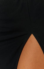 Gabe Black Mesh Mini Skirt Image