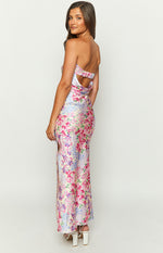 Genevieve Floral Print Maxi Skirt Image