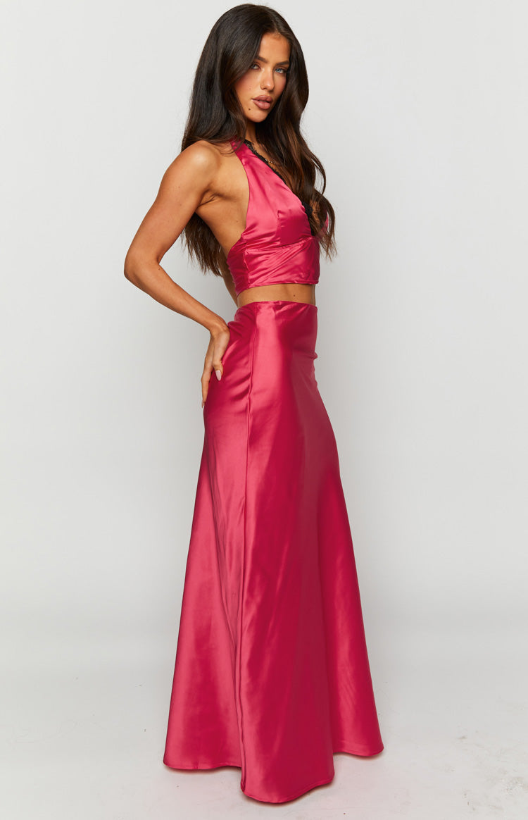 Genevieve Pink Maxi Skirt Image