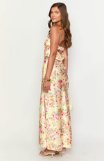 Genevieve Yellow Bloom Maxi Skirt Image