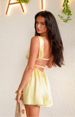 Genovia Yellow Mini Dress Image