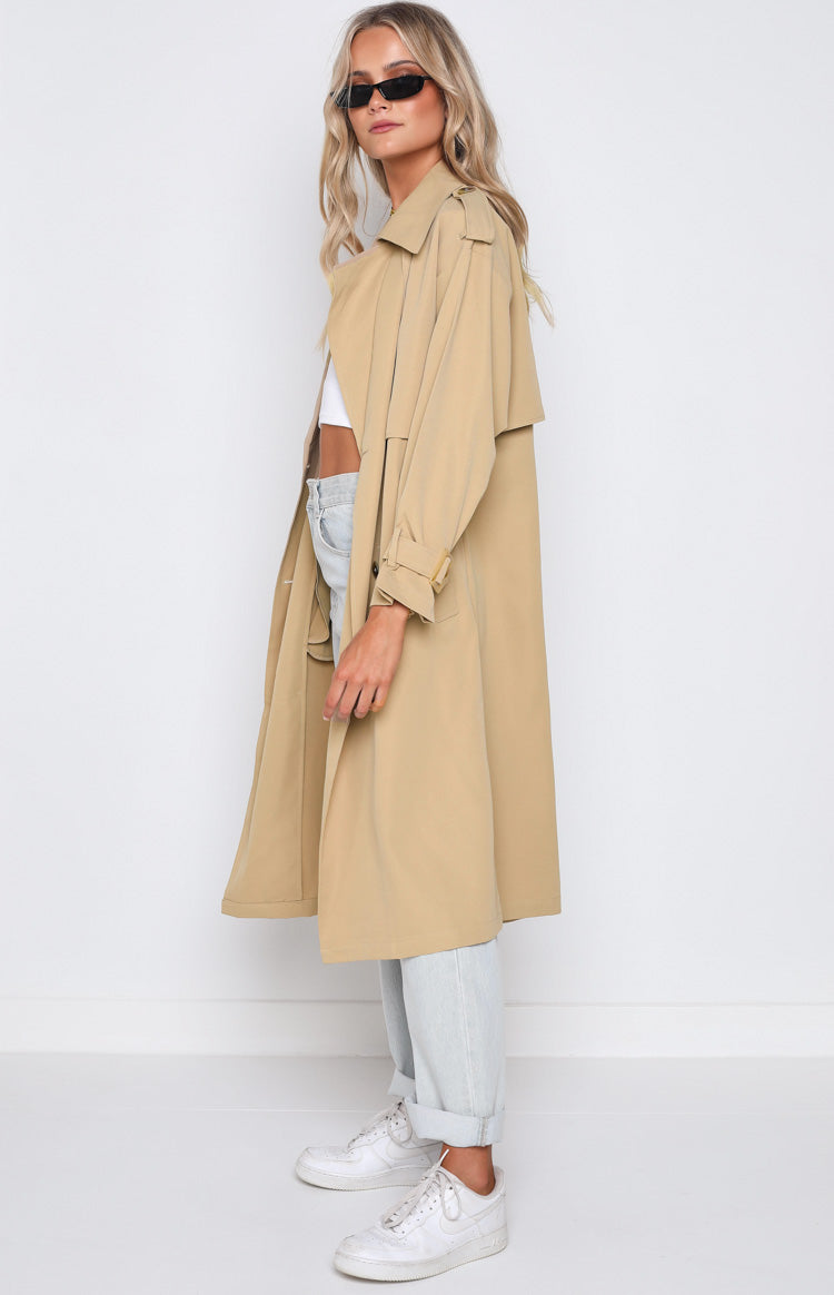 Giselle Beige Trench Coat Image