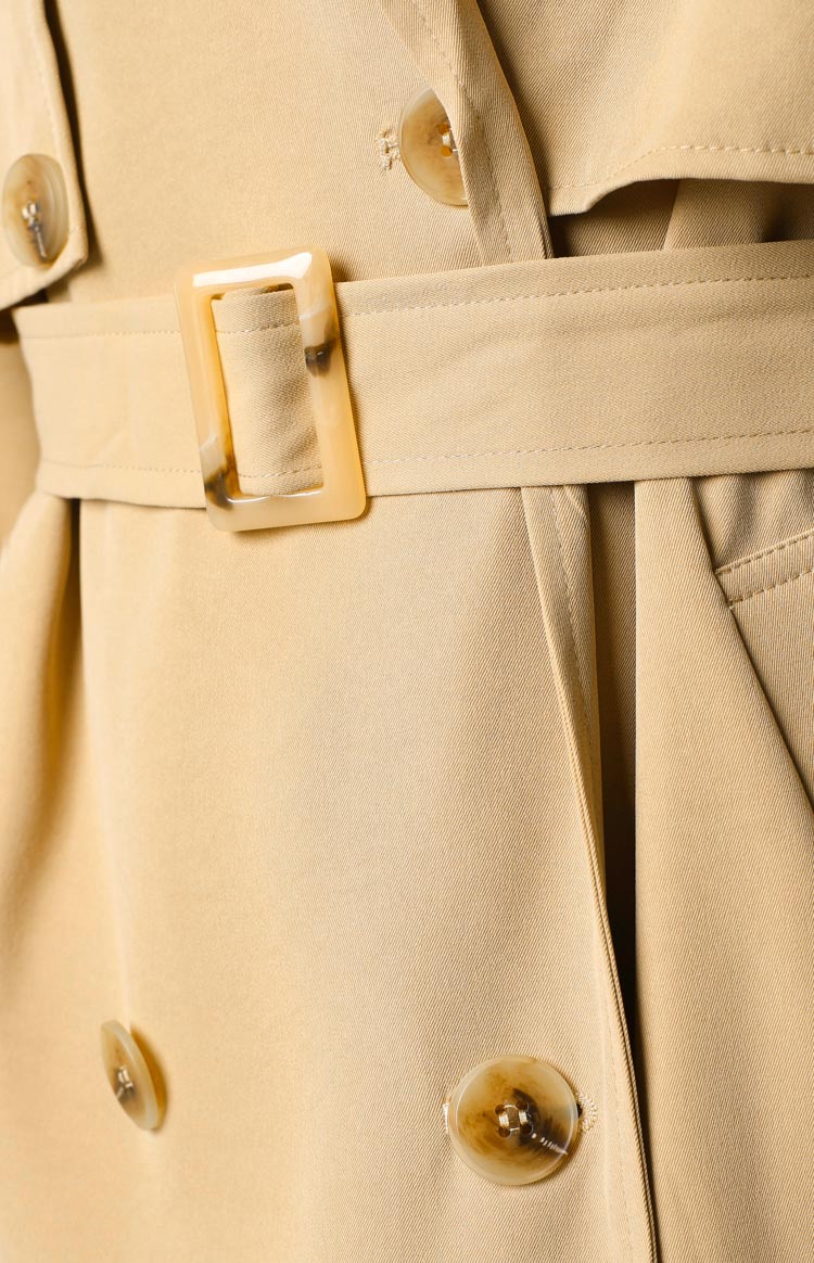 Giselle Beige Trench Coat Image