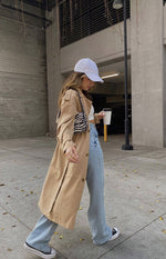 Giselle Beige Trench Coat Image