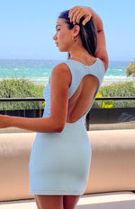 Harrie Blue Mini Dress Image