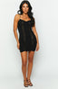 Haisley Black Knit Mini Dress