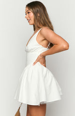 Halvin White Mini Dress Image