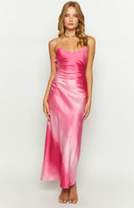 Hanna Pink Ombre Maxi Dress Image