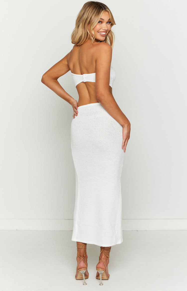 Harbour White Midi Dress Image