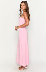 Harriet Pink Strapless Maxi Dress Image