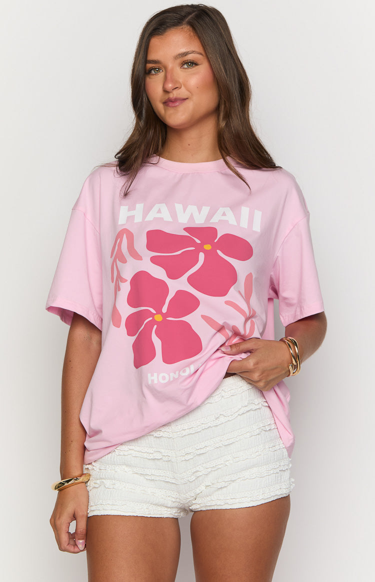 Hawaii Pink Tee Image