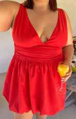 Hedley Red Mini Dress Image