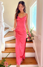 Honey Pink Maxi Dress Image