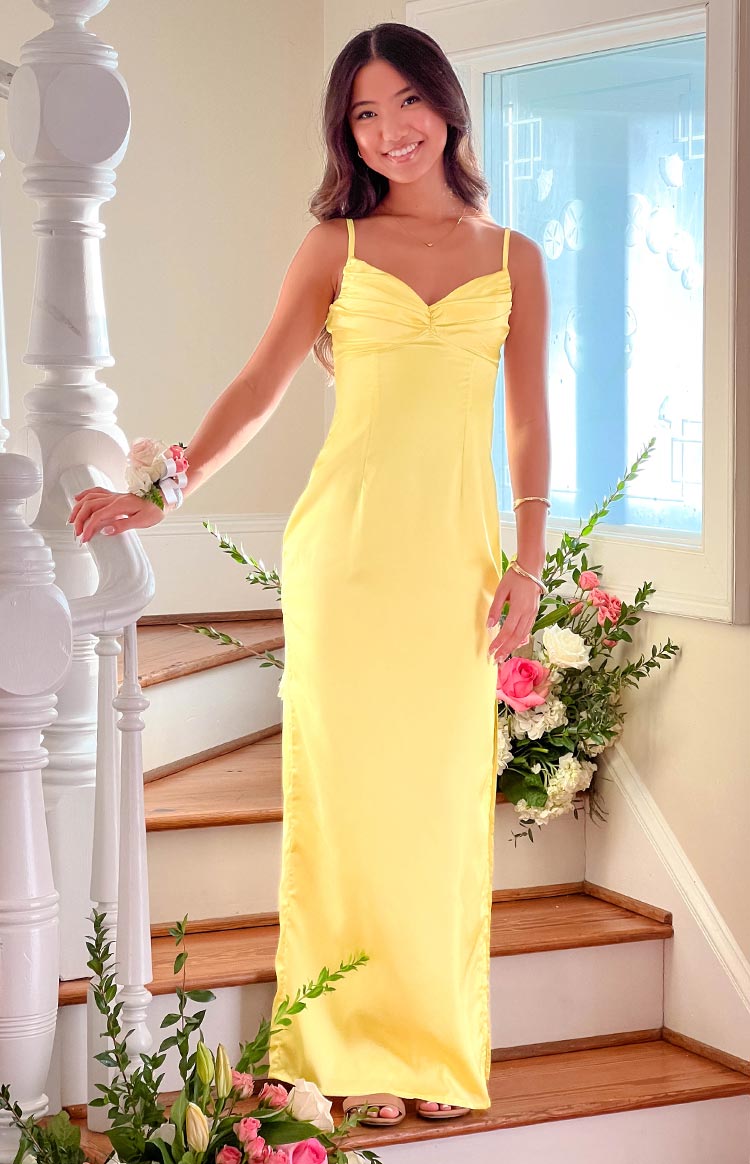 Honey Yellow Maxi Dress Image